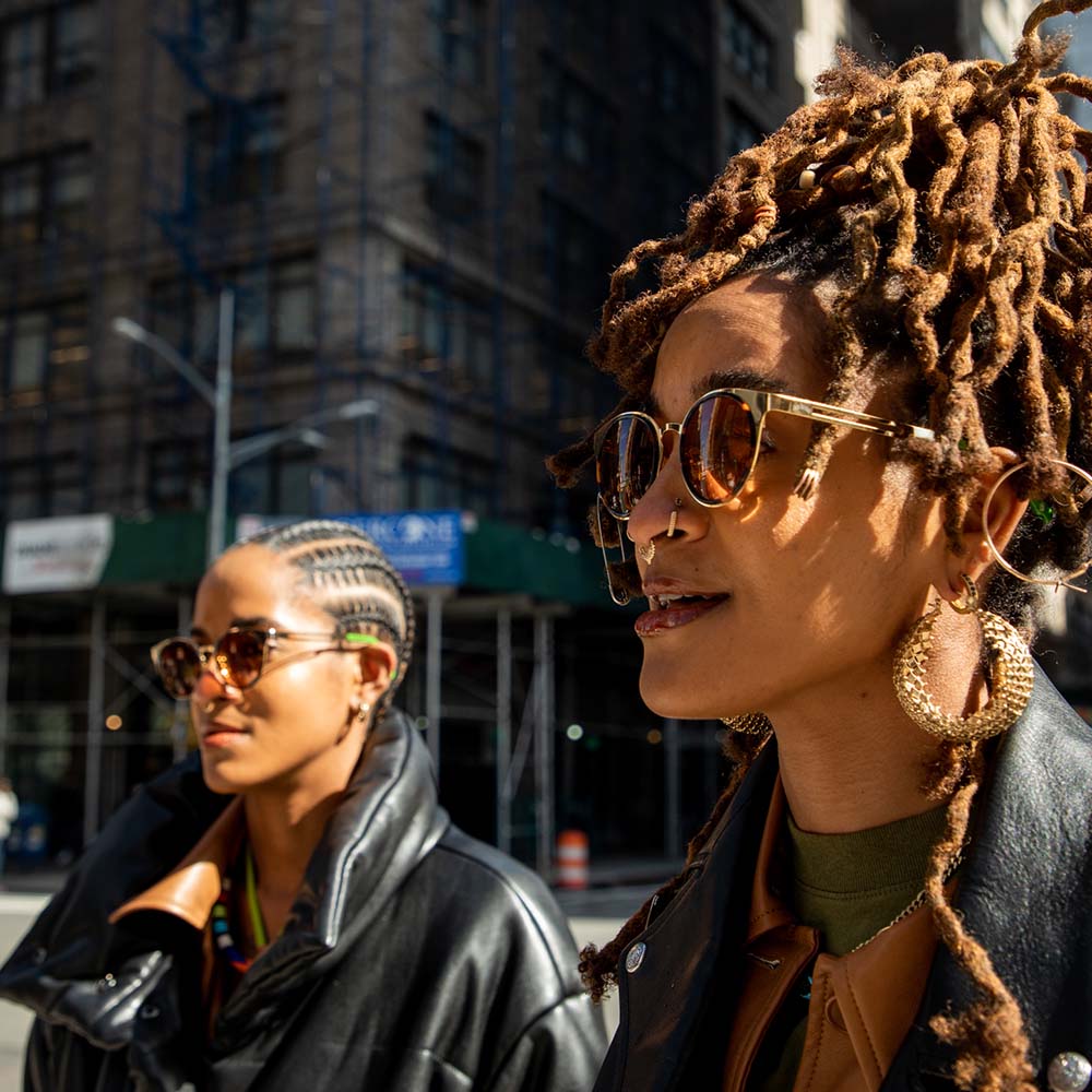 portrait of Coco and Breezy